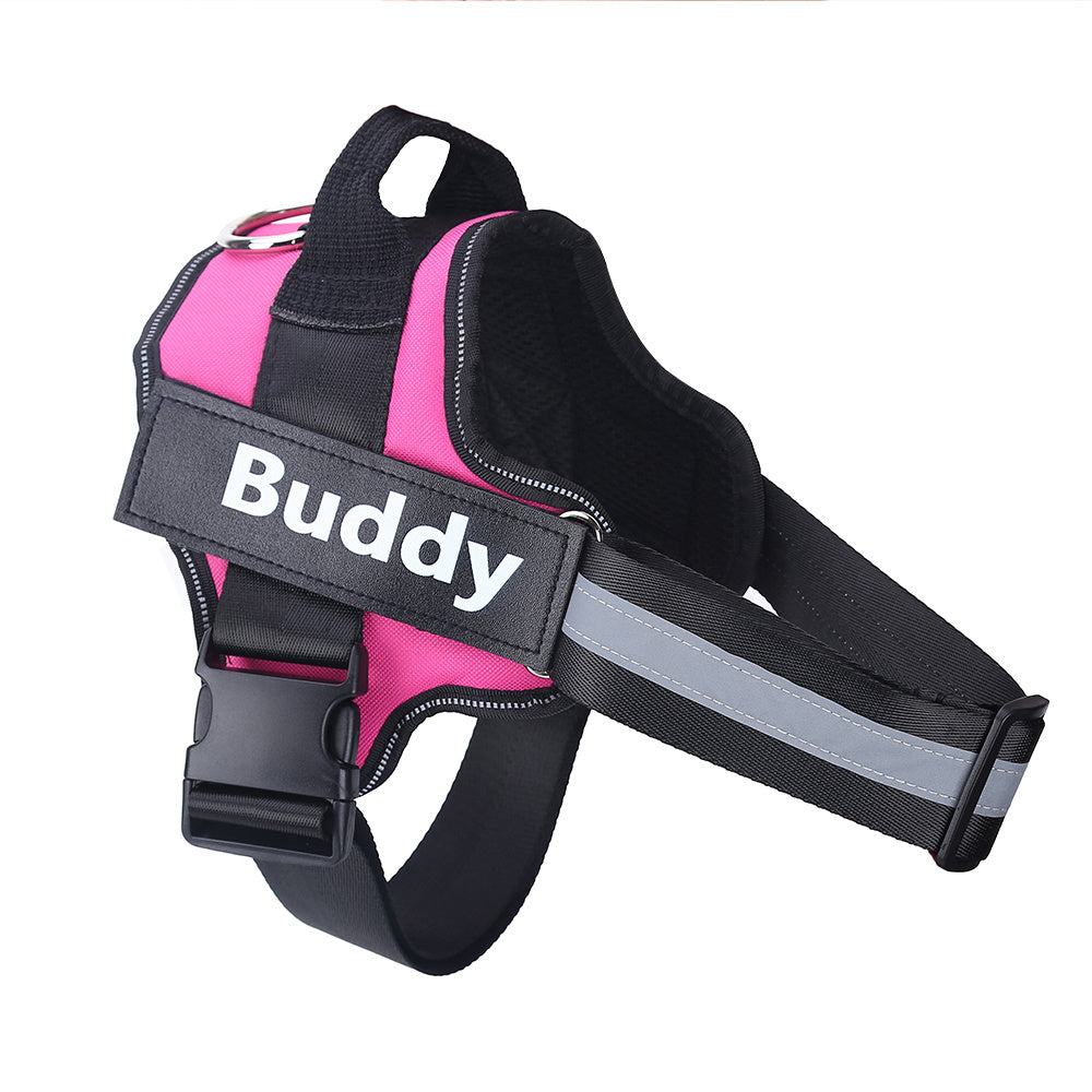 2025 Custom Dog Harness with Name Patch – No-Pull & Breathable
