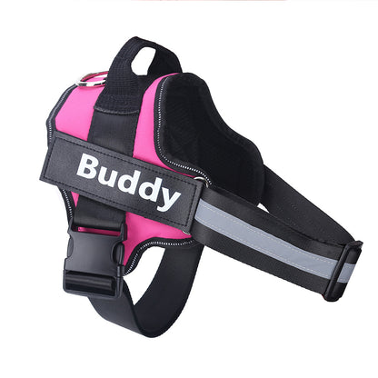 2025 Custom Dog Harness with Name Patch – No-Pull & Breathable