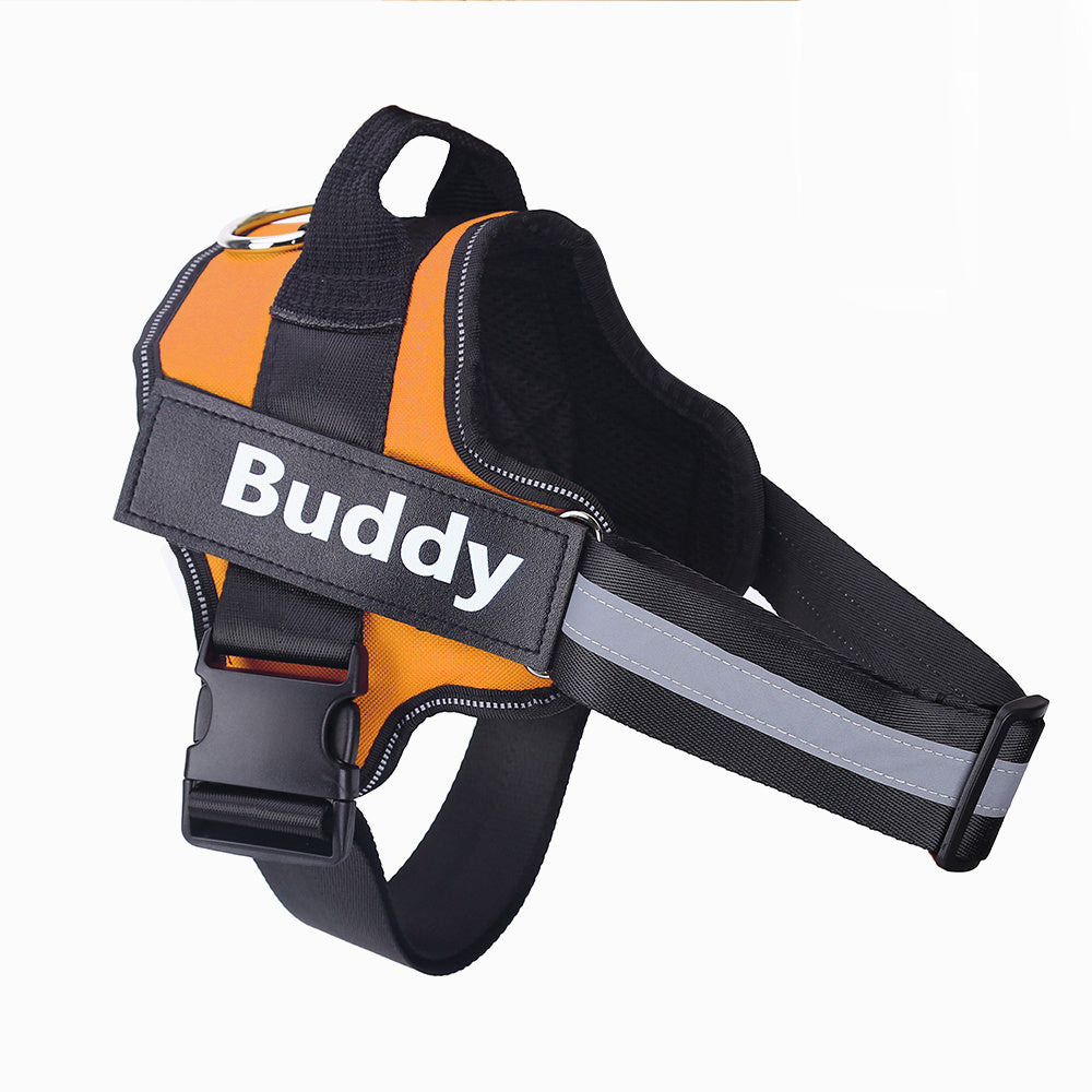 2025 Custom Dog Harness with Name Patch – No-Pull & Breathable