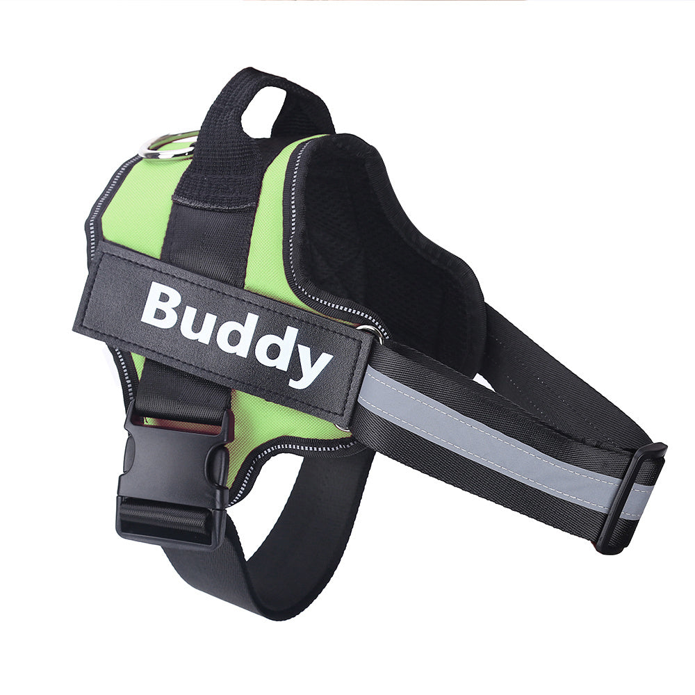 2025 Custom Dog Harness with Name Patch – No-Pull & Breathable