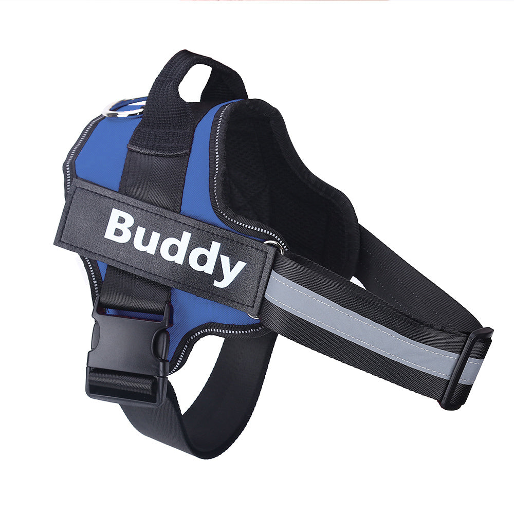 2025 Custom Dog Harness with Name Patch – No-Pull & Breathable
