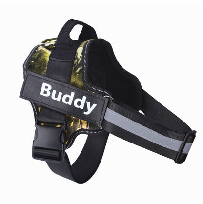 2025 Custom Dog Harness with Name Patch – No-Pull & Breathable