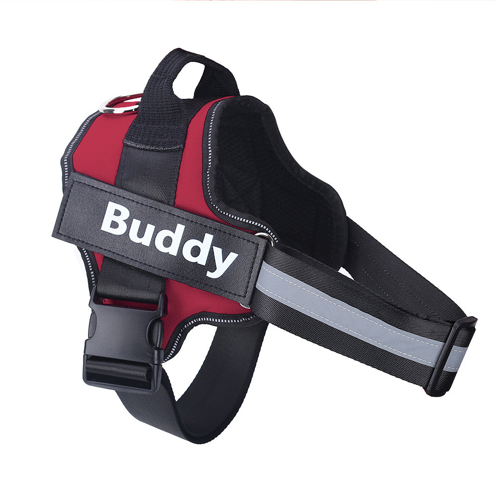 2025 Custom Dog Harness with Name Patch – No-Pull & Breathable